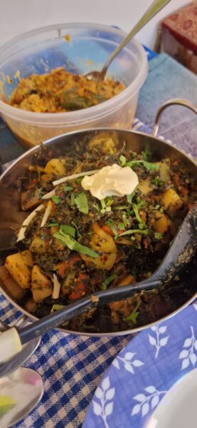 Aloo methi ( platos de verdura)