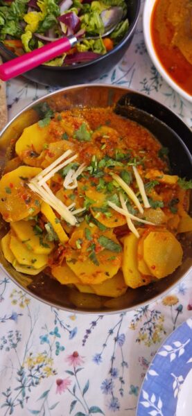 Spicy aloo